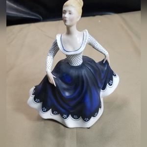 Royal Doulton Lisa (Deep Blue Matte) HN2310 Figurine Margaret Davies (1968)